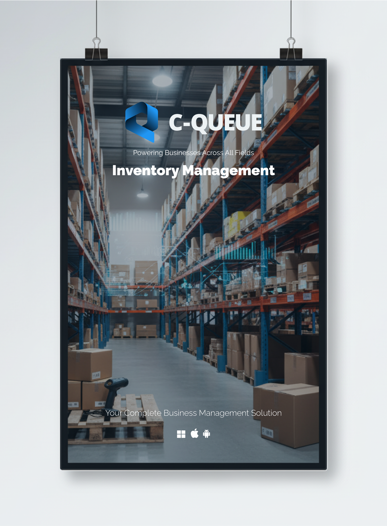 C-QUEUE Inventory Management Poster
